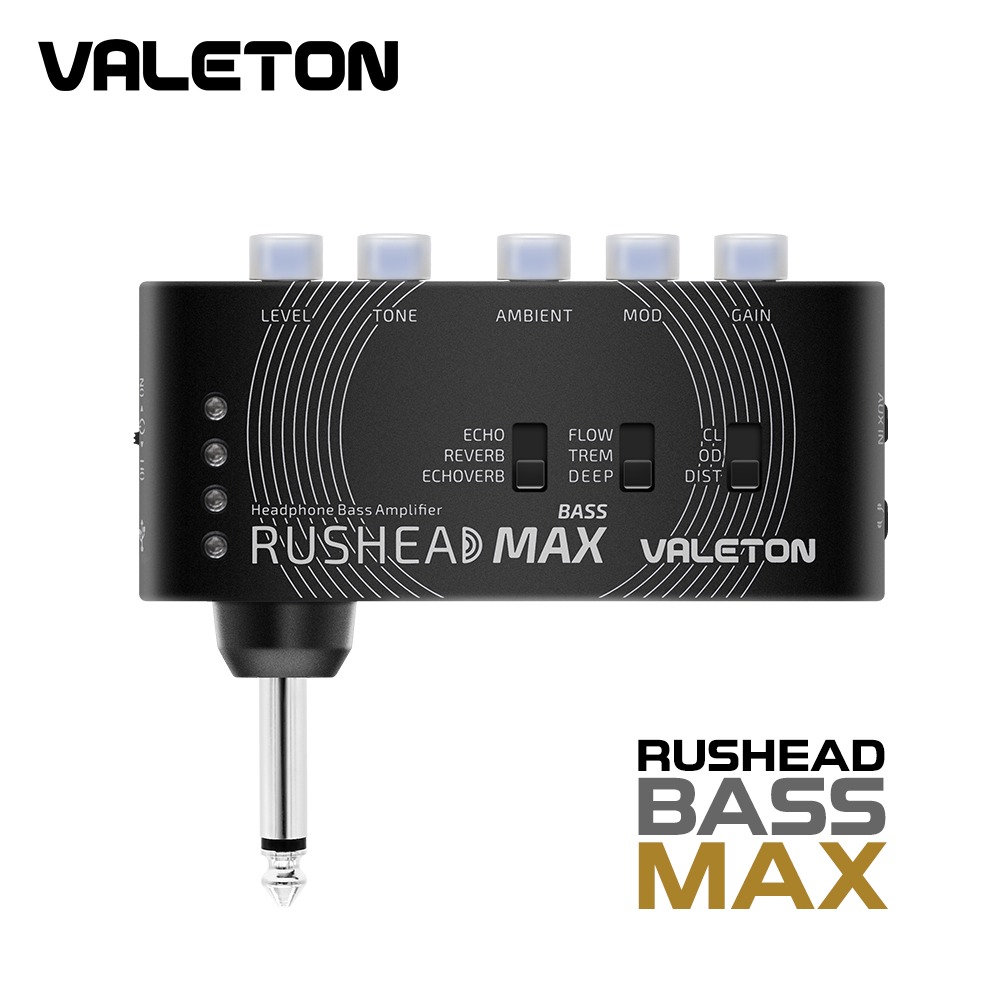 베일톤 VALETON Rushead BASS MAX 베이스 헤드폰 앰프 (RH-101)