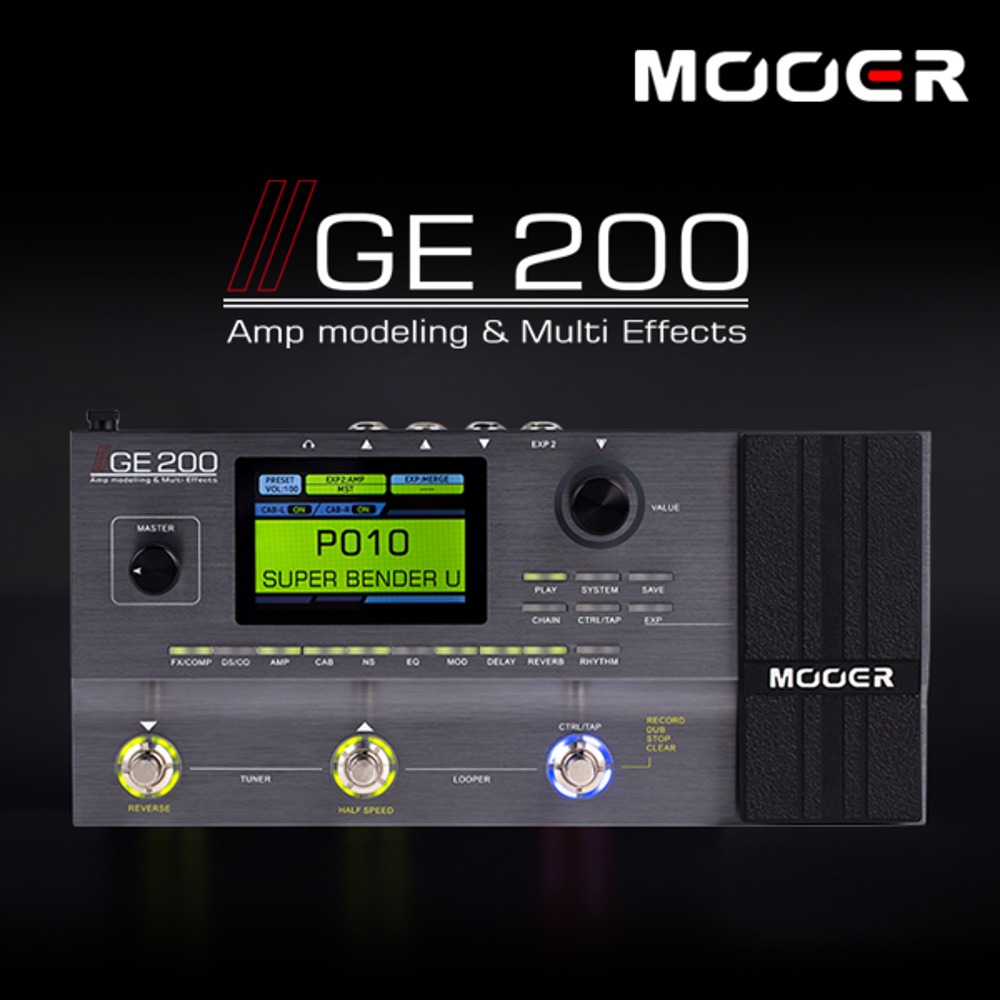 무어 Mooer Audio GE200 멀티이펙터