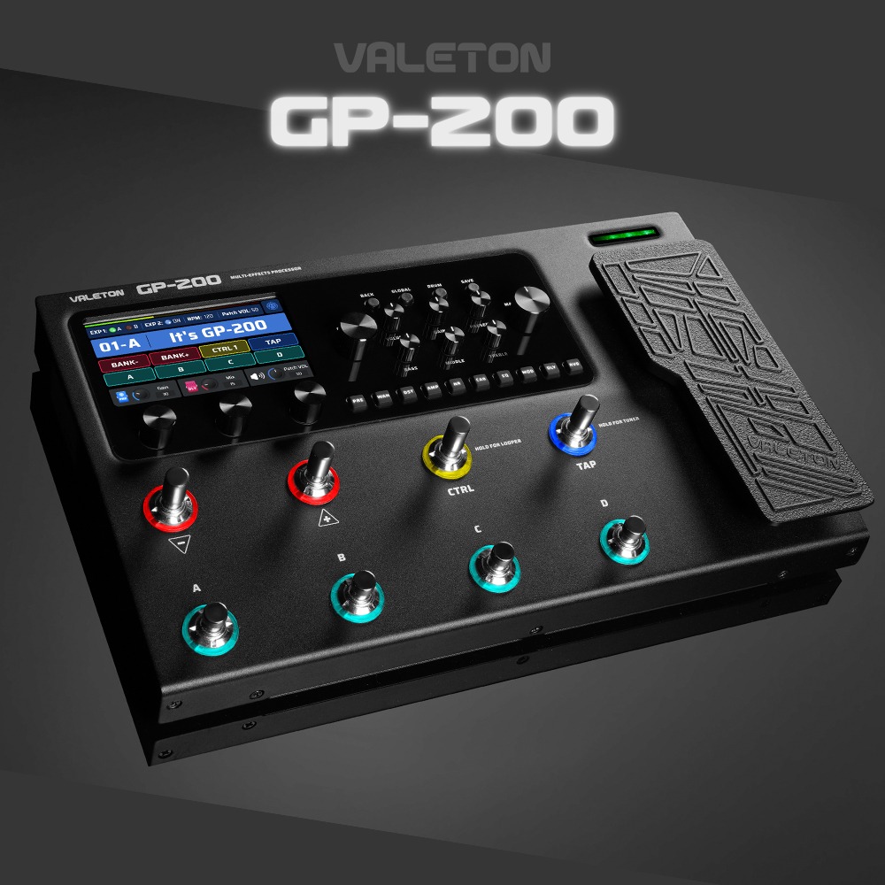 베일톤 VALETON GP-200 멀티이펙터 / 전용 어댑터 포함