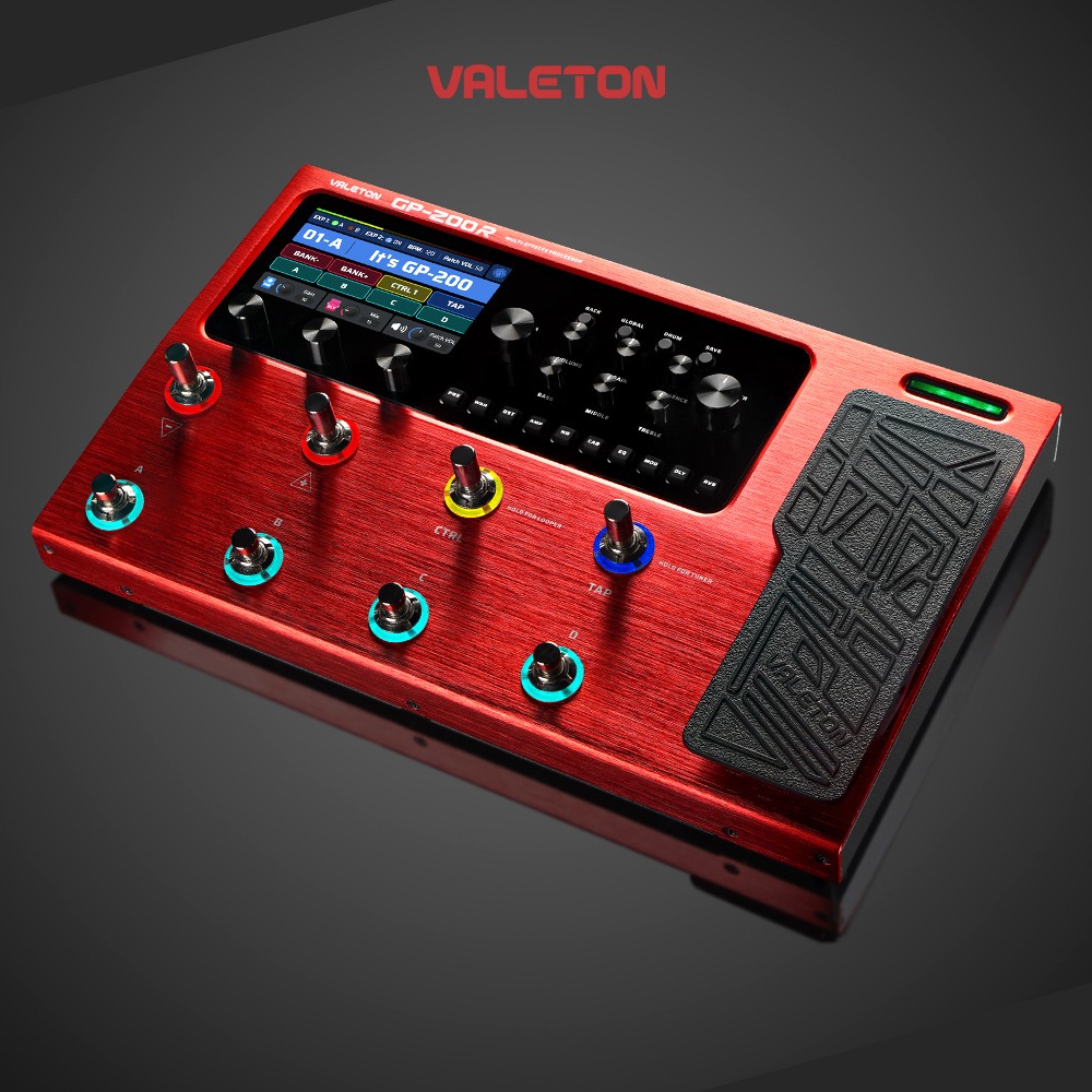 베일톤 VALETON GP-200R 멀티이펙터 Red 스페셜 에디션 / 전용 어댑터 포함