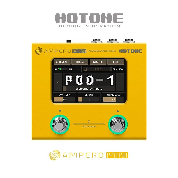 HOTONE Ampero Mini 앰프 모델러&amp;멀티이펙터 MP-50