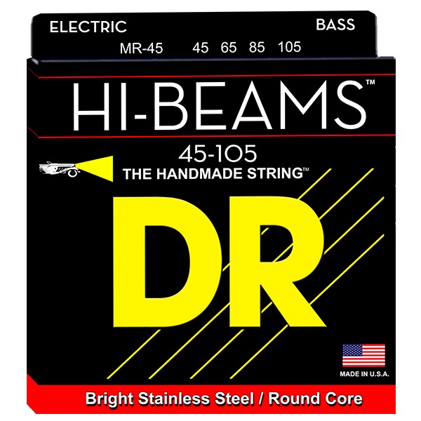 DR 스트링 HI-BEAM 45-105 베이스 스트링 (Stainless steel/Round core)