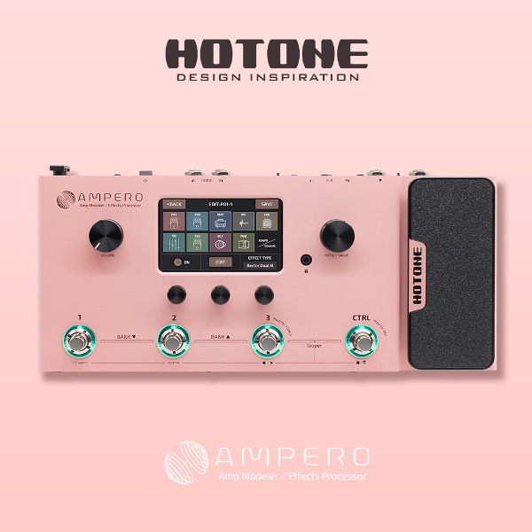 HOTONE Ampero Pink 앰프 모델러 멀티이펙터 (MP-100PK)